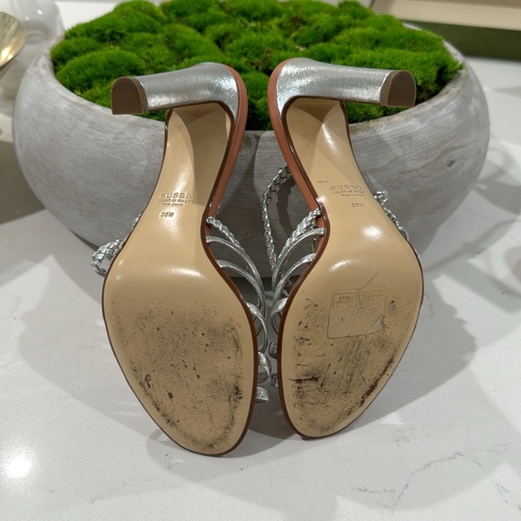 FRANCESCO RUSSO
Metallic Braided Leather Sandals 😍 - Picture 6 of 7